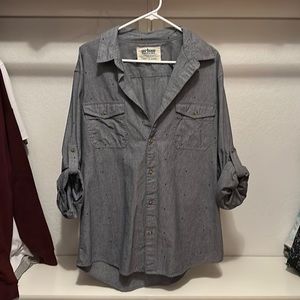 XL Urban Pipeline Blue Button-down